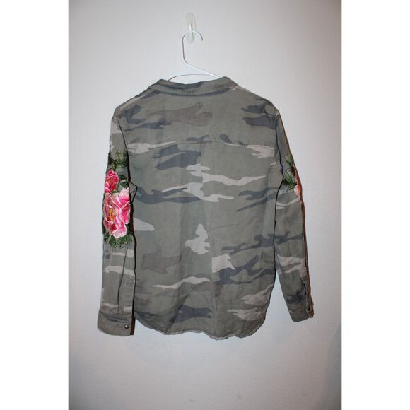 Rails marcel camo sage green size medium with pink floral applique medium - Picture 6 of 14